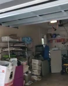 Replacing tracks and rollers for a garage door in Belleville NJ