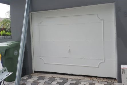 Installing new panels and rollers for Belleville NJ garage door