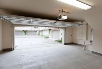 Newly installed multiple residential garage doors in Belleville NJ community